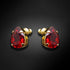 Auskarai "Venus II (Siam)" su Swarovski™ kristalais